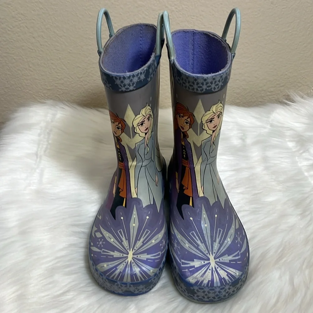 Western Chief Frozen Disney Kids Purple Rain Boots